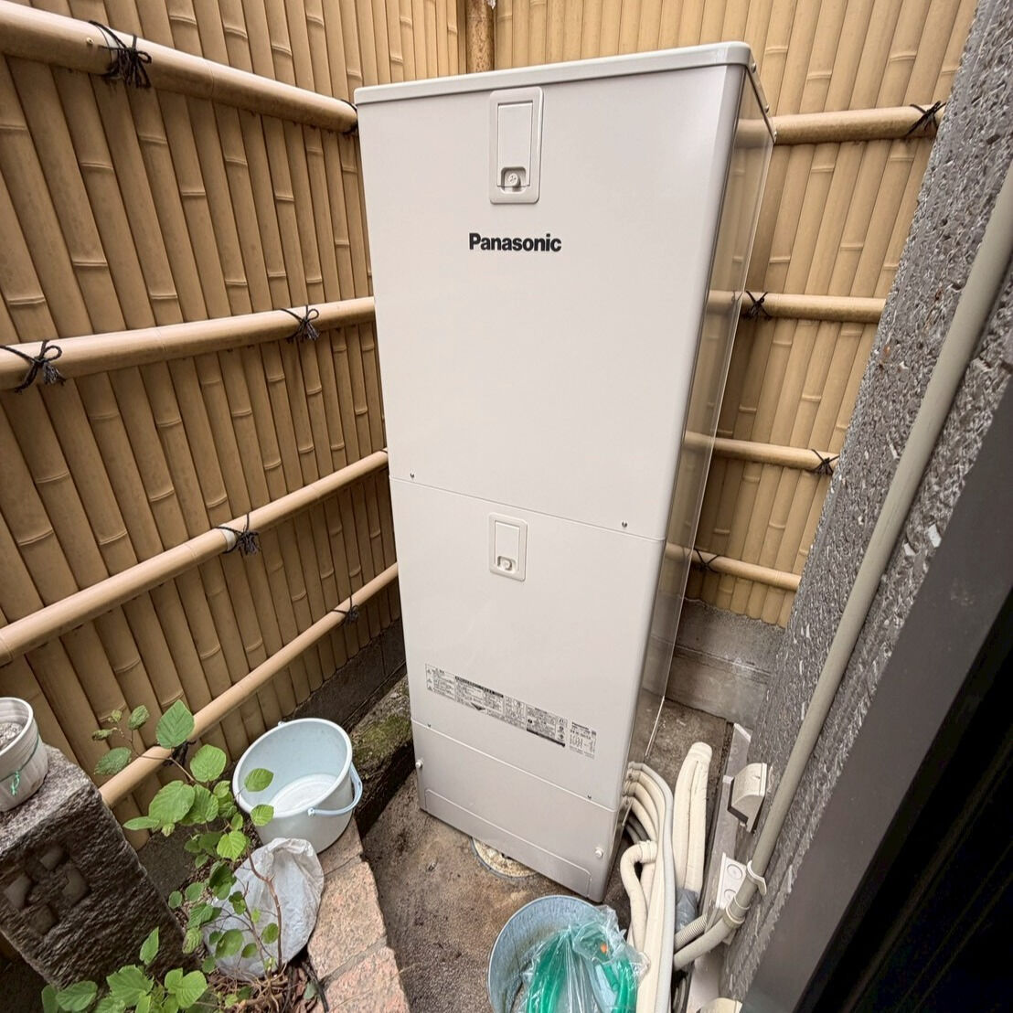 京都府でのエコキュート交換をいたしました