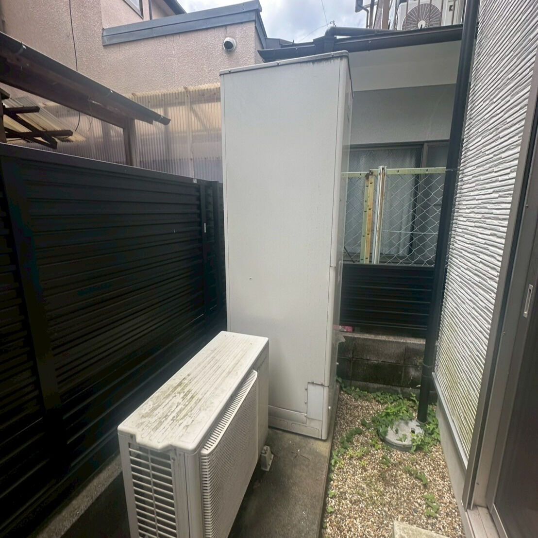 京都府にてエコキュートの交換工事をおこないました