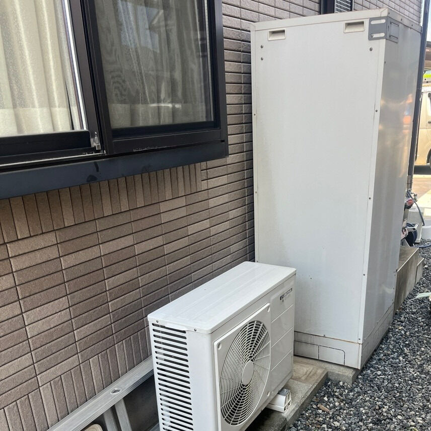 兵庫県でエコキュートの交換工事を行いました