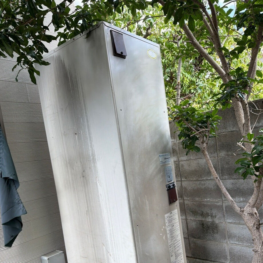 兵庫県にて電気温水器からエコキュートへの交換工事をおこないま