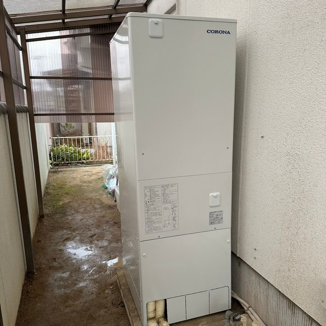 兵庫県にてエコキュートの交換工事をおこないました