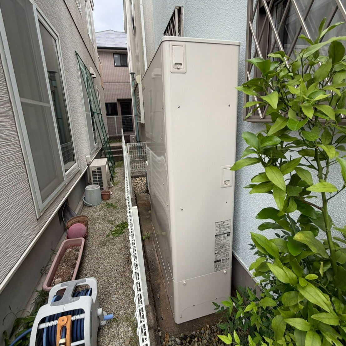 兵庫県にてエコキュートの交換工事をおこないました