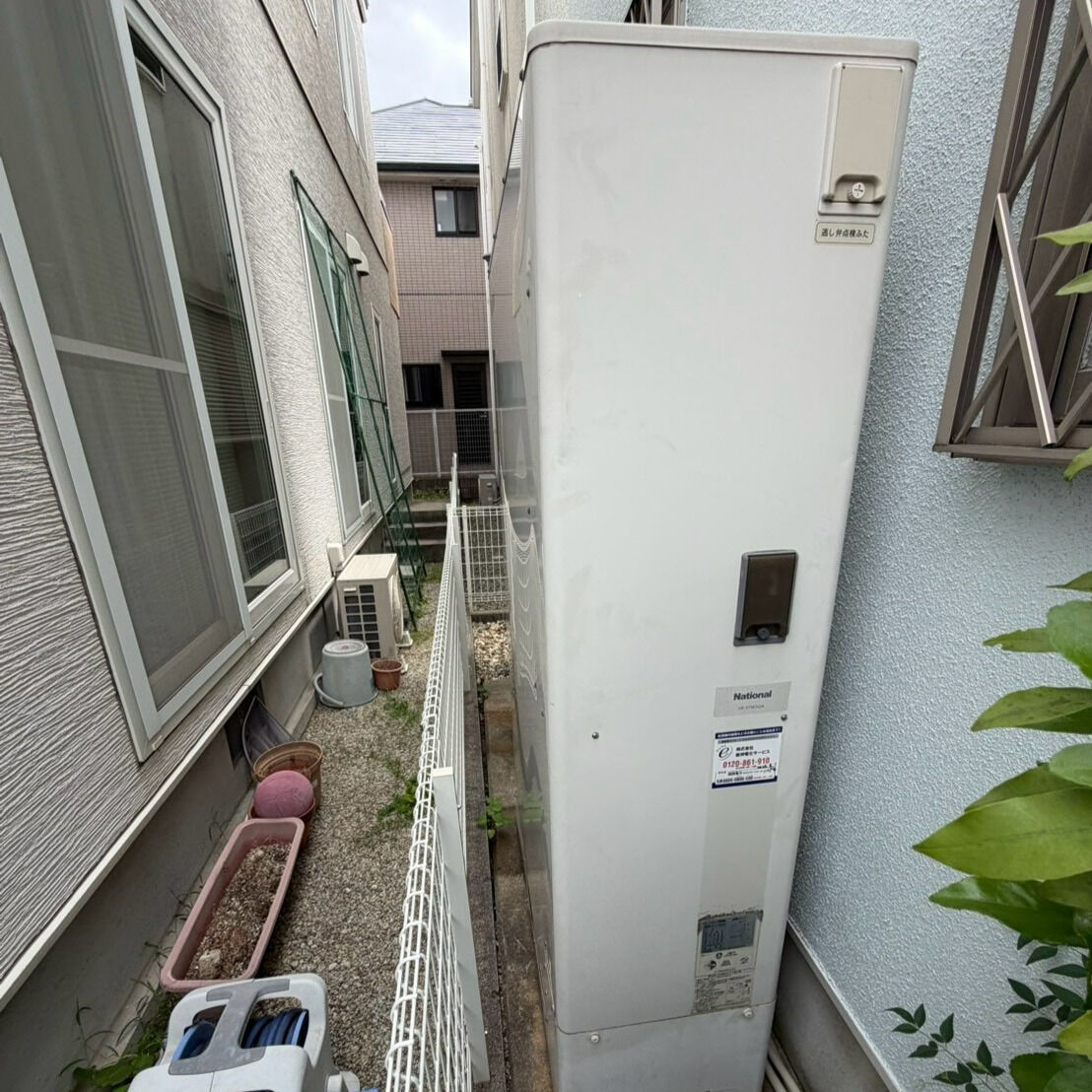 兵庫県にてエコキュートの交換工事をおこないました