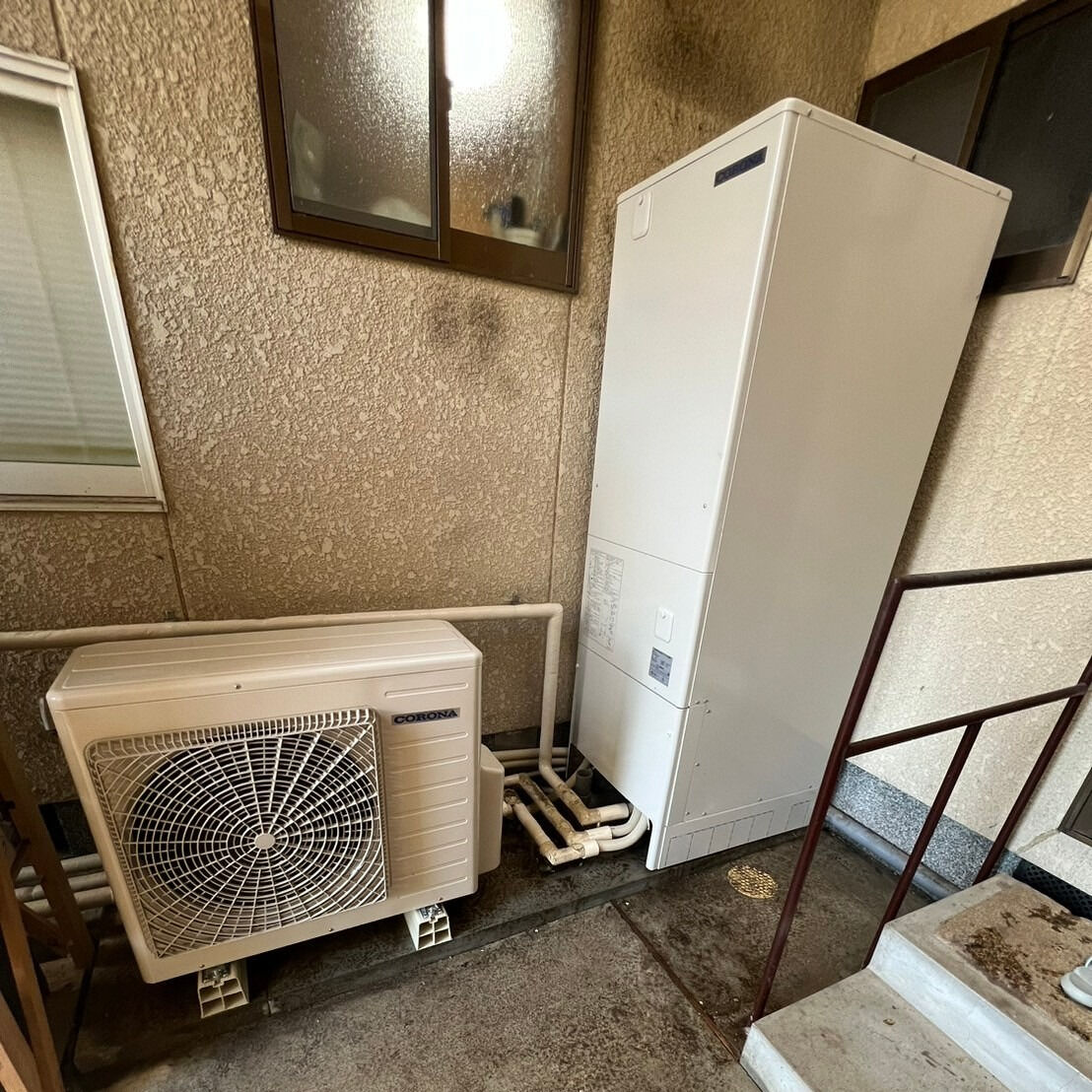 京都府にてエコキュートの交換工事をおこないました