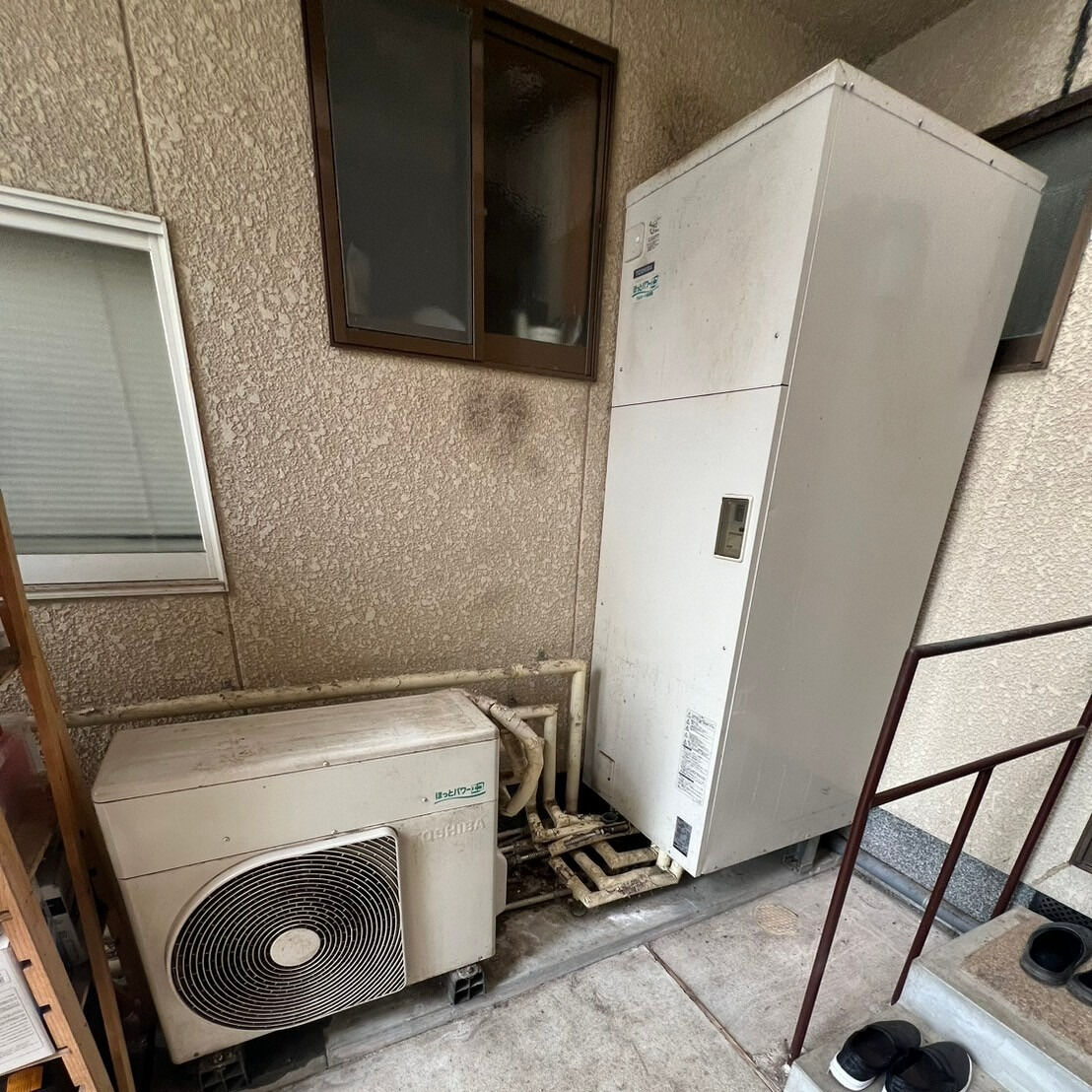 京都府にてエコキュートの交換工事をおこないました