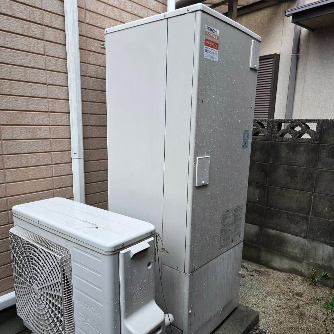 大阪府にてエコキュートの定期点検をおこないました