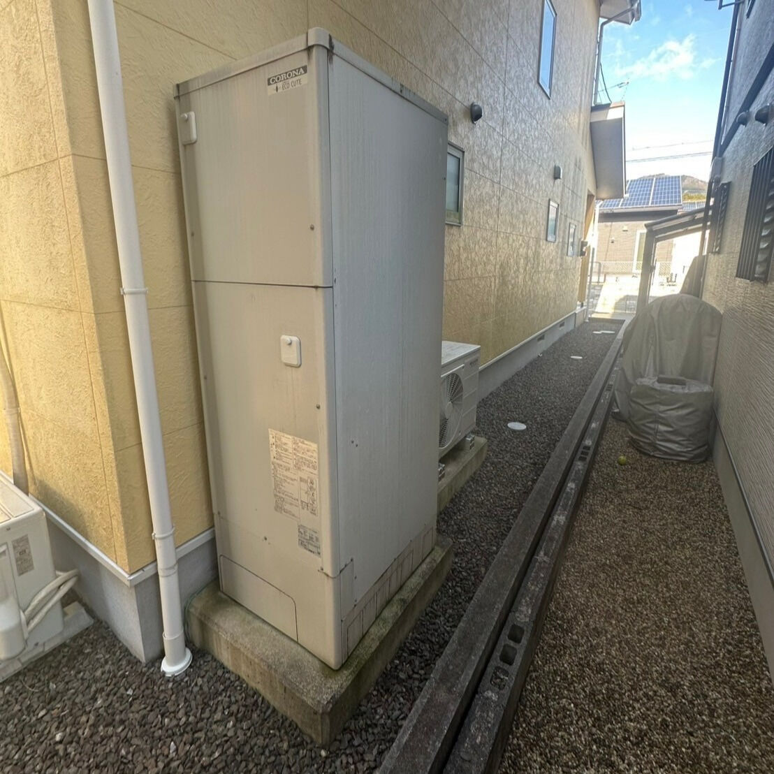 京都府にてエコキュートの交換工事をおこないました