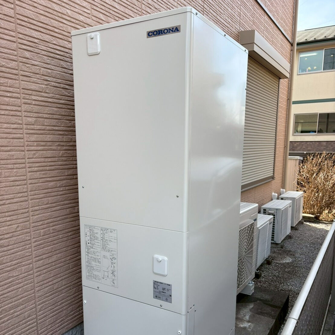 東京都内でエコキュートの交換工事をおこないました